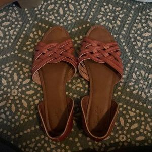 Women’s universal thread sandals tan size 7